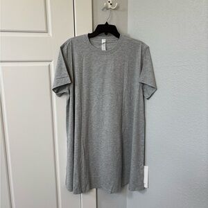 NWT!🍋🍋Lululemon All Yours T-Shirt Dress🍋🍋. Size 8. Color HSVD.